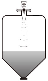 水箱雷達(dá)液位計(jì)錐形罐安裝示意圖